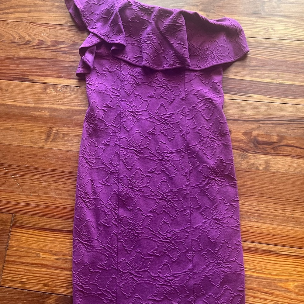 Lilly Pulitzer  Purple One-Shoulder Dress Size 8